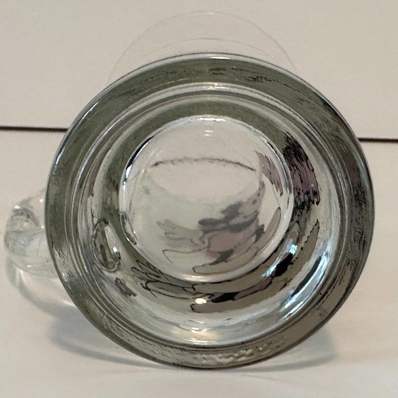 DISNEY Mickey Mouse VINTAGE Glass Mug Stein w/ Handle Excellent Graphics - Picture 9 of 12